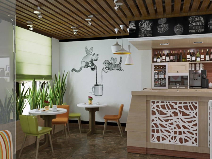 Интерьер кафе