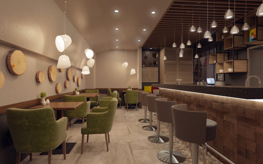 Интерьер кафе