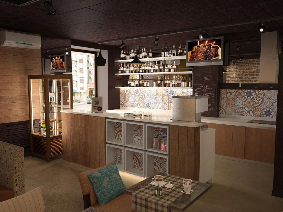 Проект мини кафе кофейни