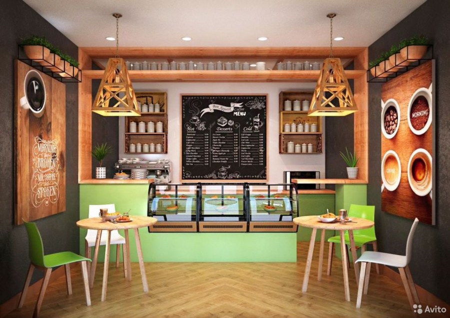 Интерьер кофейни