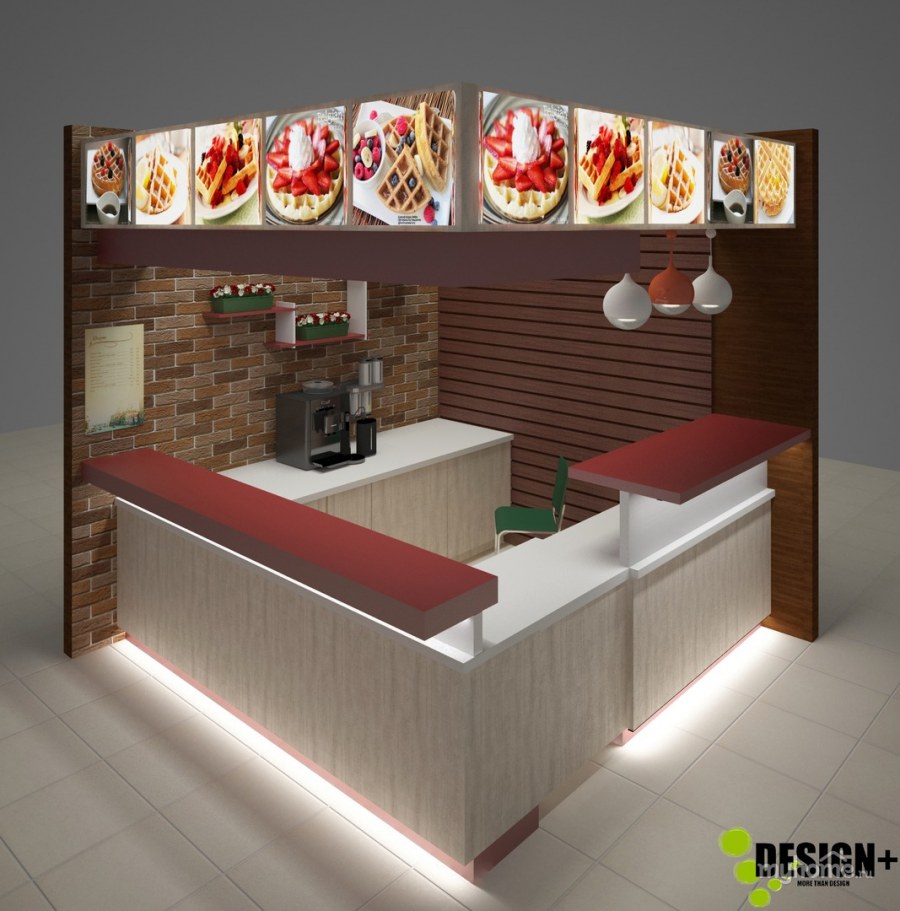 Мини кафе фаст фуд интерьер