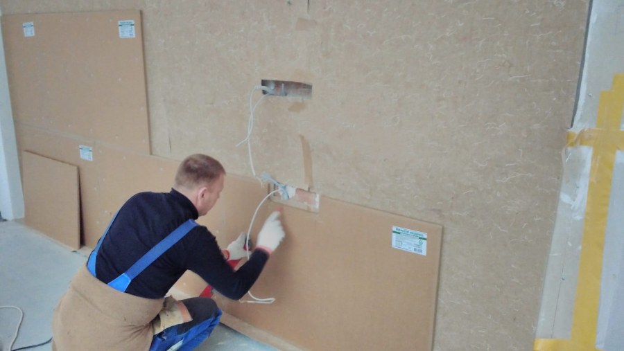 Каркасная система звукоизоляции стен «стандарт п»