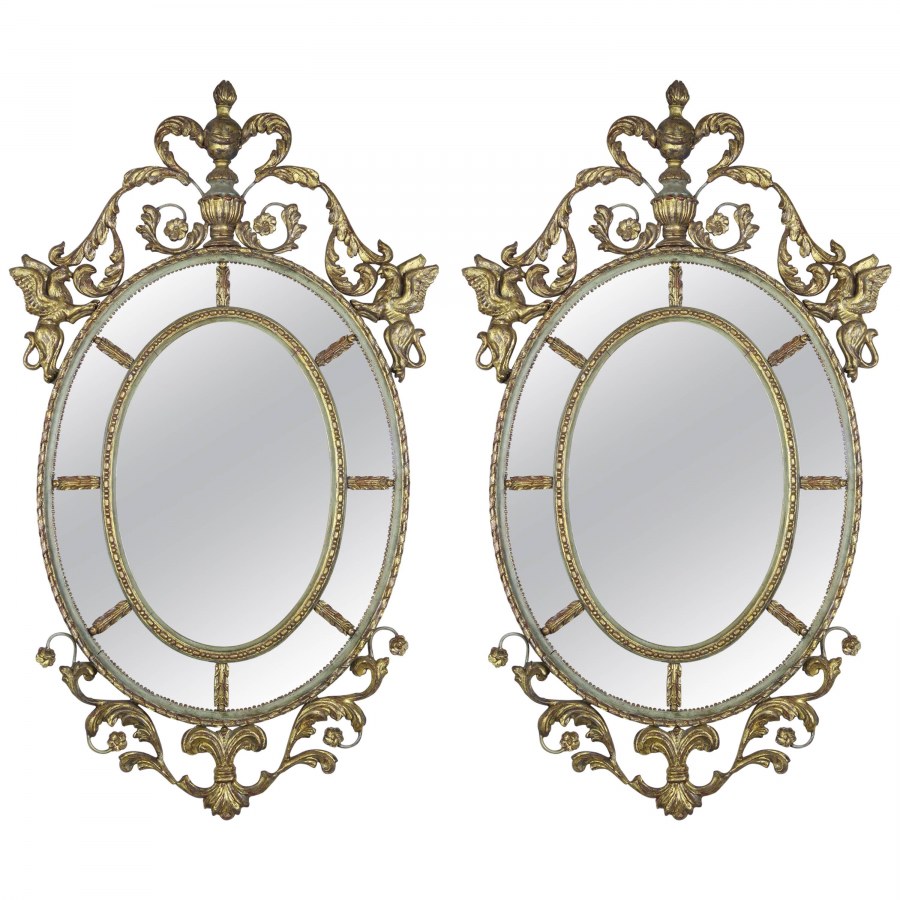 Античное зеркало зеркало розы рококо Луи