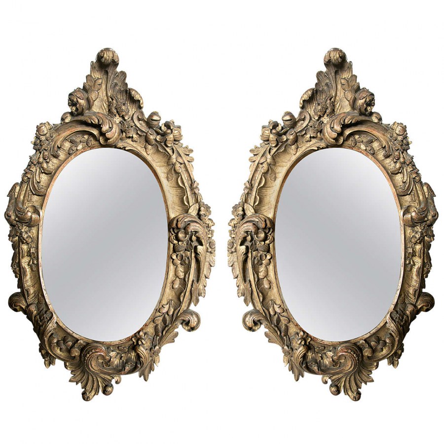 Настенное зеркало рококо 16 век