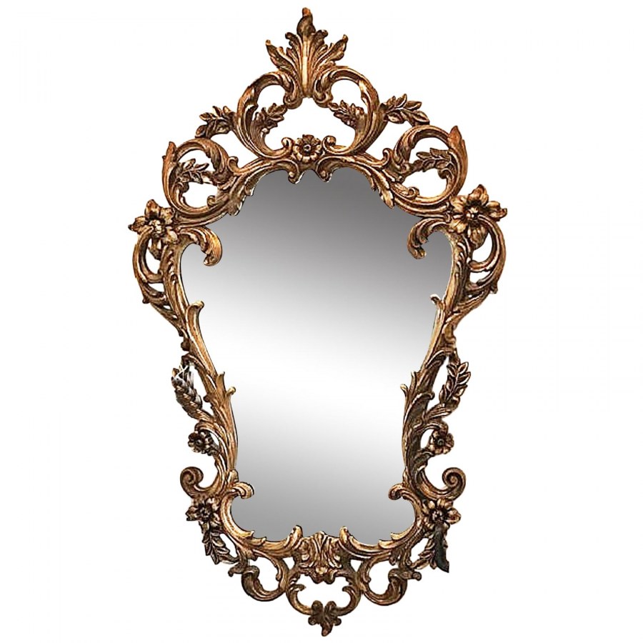 Зеркало настенное в раме 117х71 см золотое "Гийом"