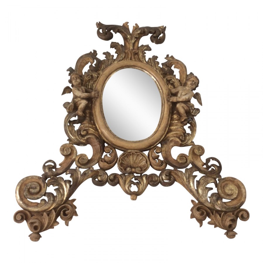 Зеркало 18 века в стиле рококо