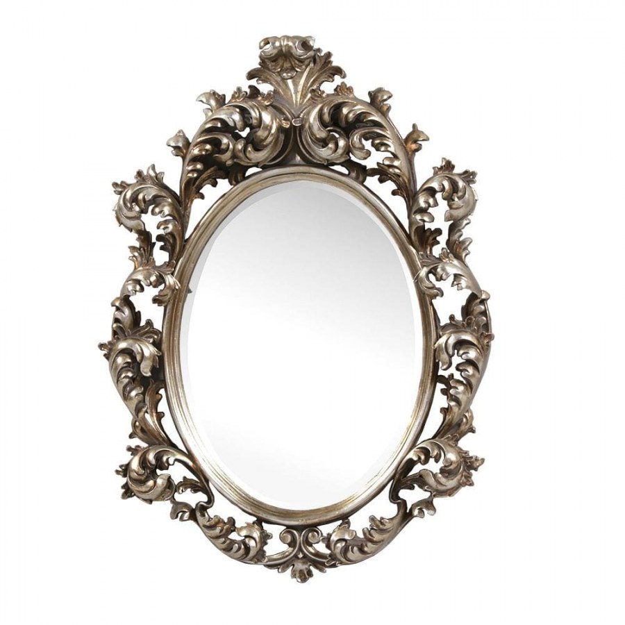 Rococo large Wood Mirror