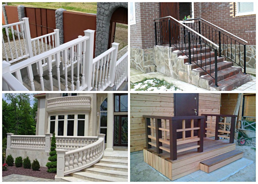 Перила и балясины для крыльца