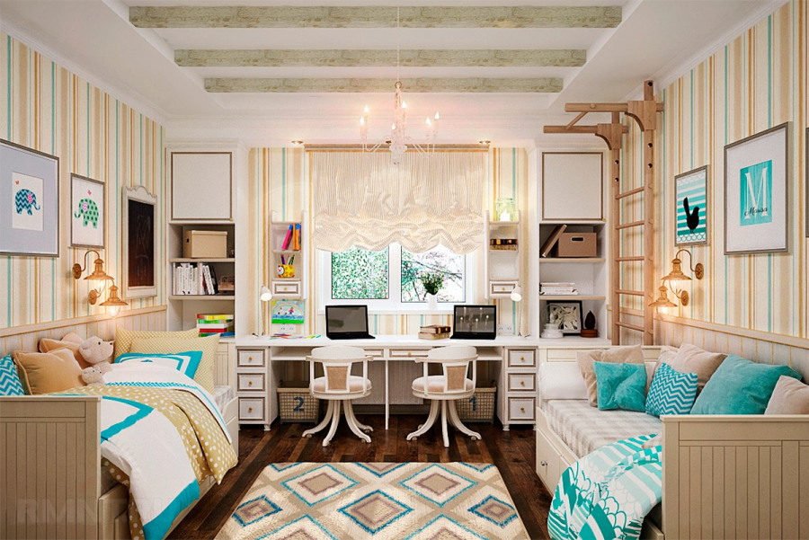 Детская комната для двоих детей