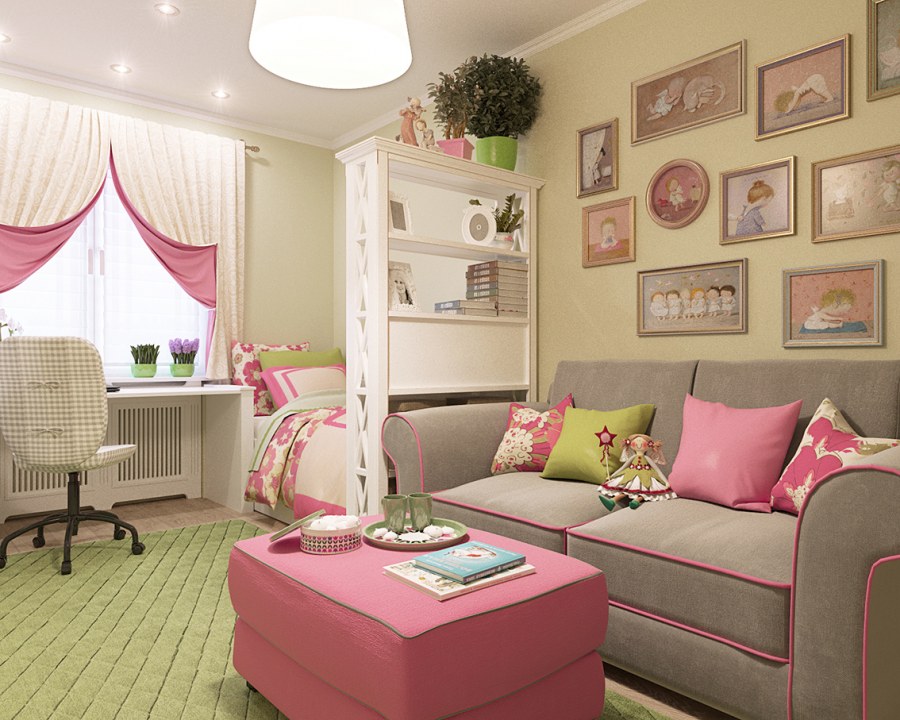 Интерьер для двух девочек