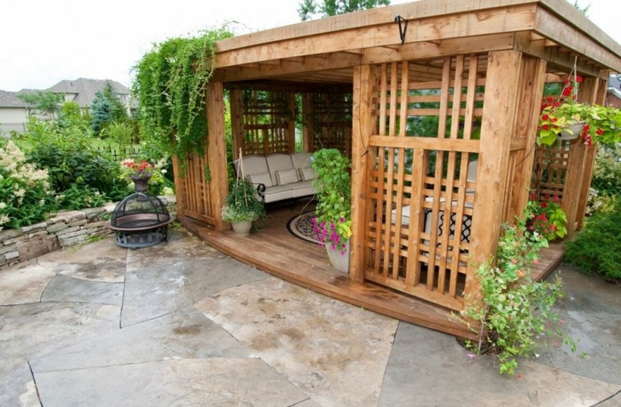 Необычные беседки для дачи
