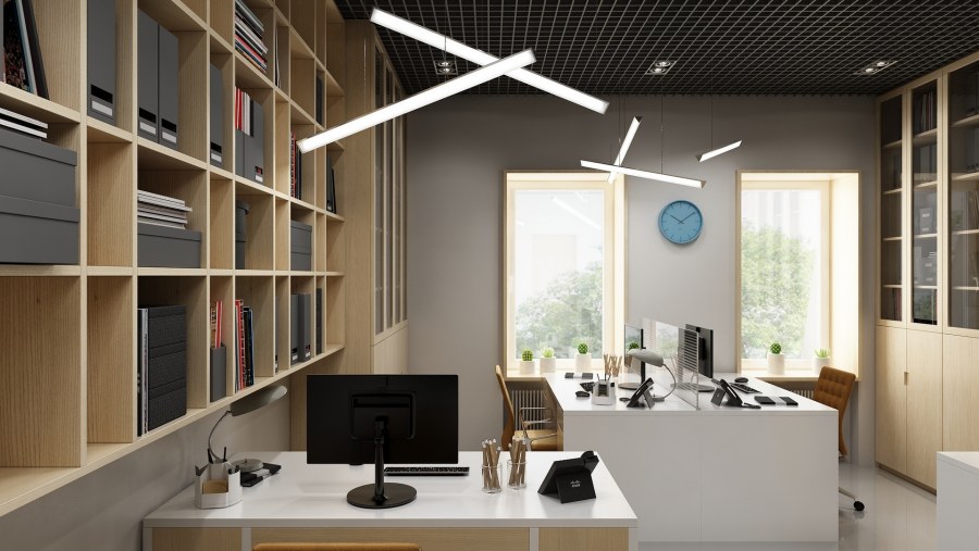 Динамичная композиция в интерьере