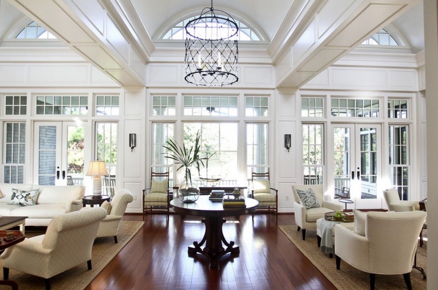 Офисный интерьер в голубых тонах