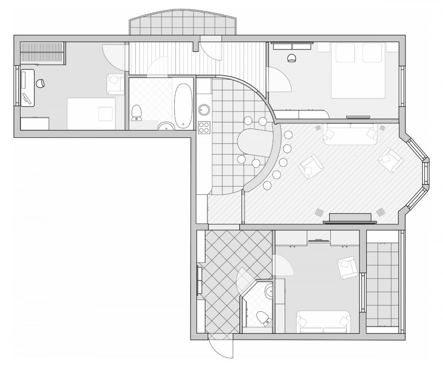 П44 трешка планировка