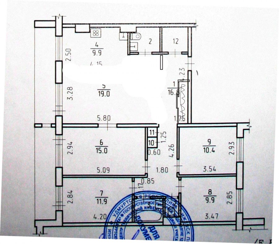 План интерьера вид сверху