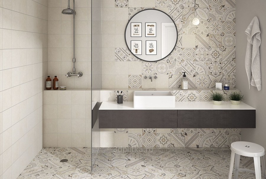 Плитка 6262 Дарлингтон орнамент 25*40