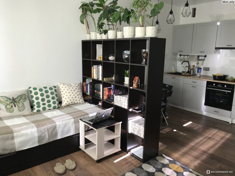 Стеллаж икеа каллакс зонирование