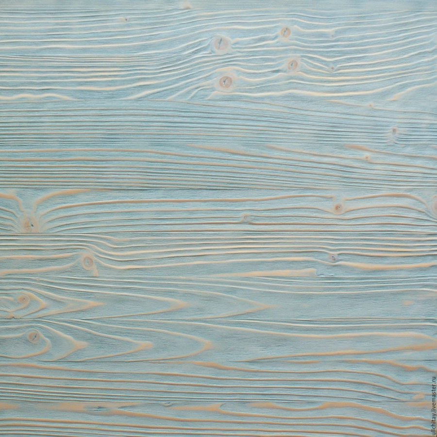 Состаренное дерево голубое