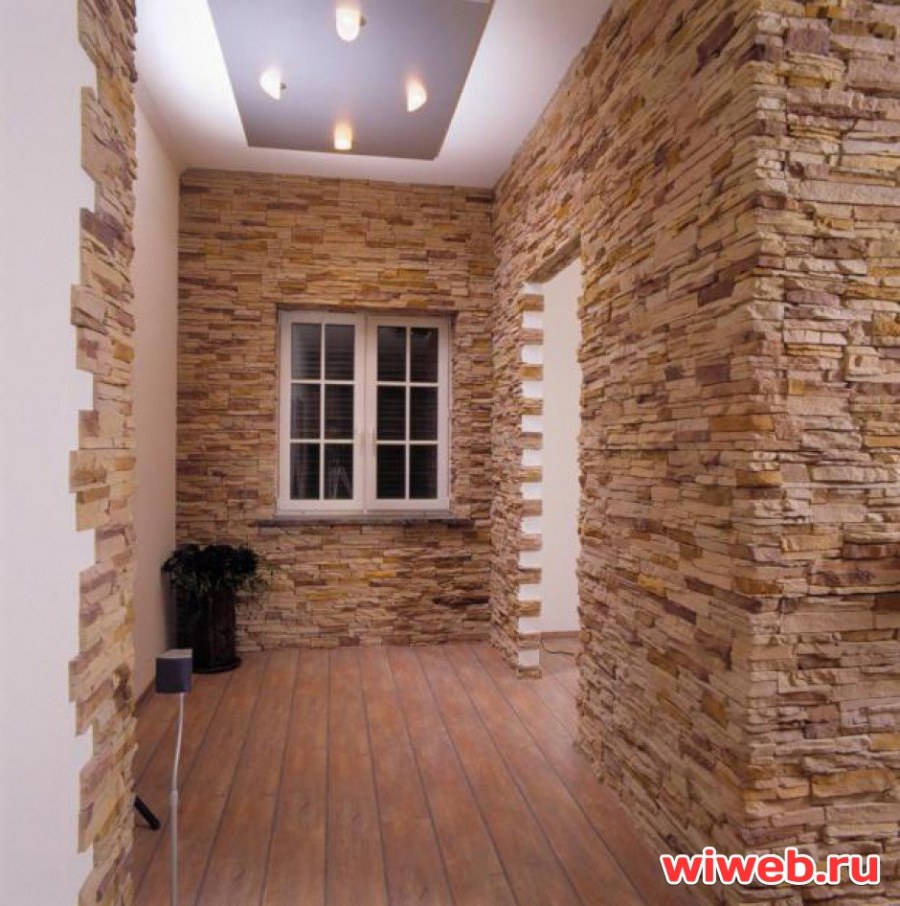 Декор искусственным камнем