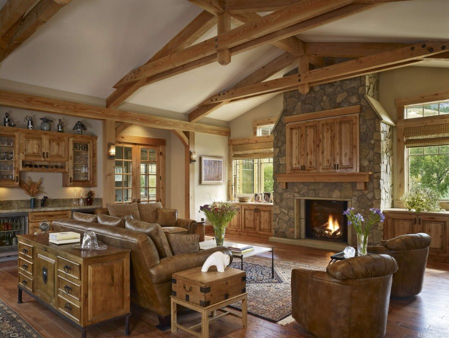 Деревянный интерьер