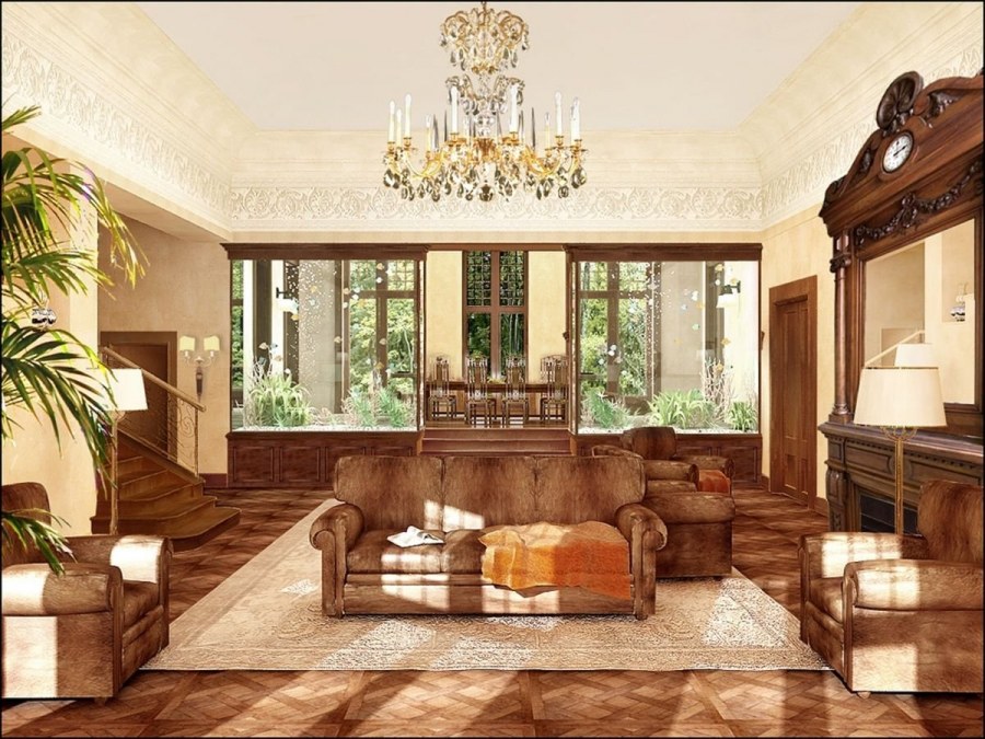 «Дома прерий» Райт интерьер декор