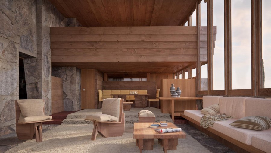 Вилла в стиле Райта