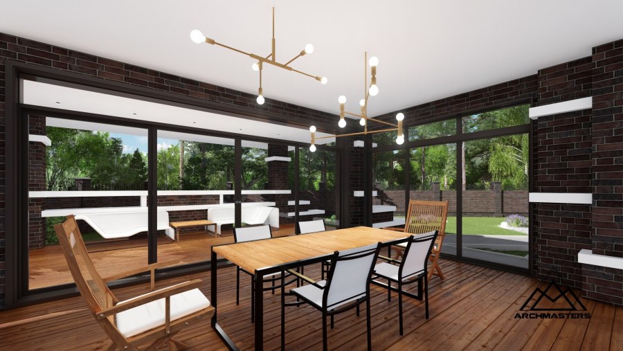 Дом над водопадом Фрэнк Ллойд Райт интерьер