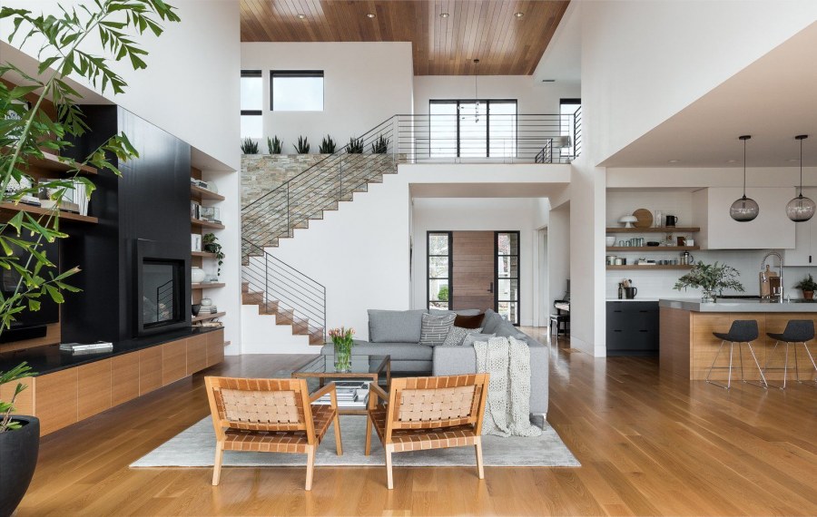 Интерьер в стиле Райта