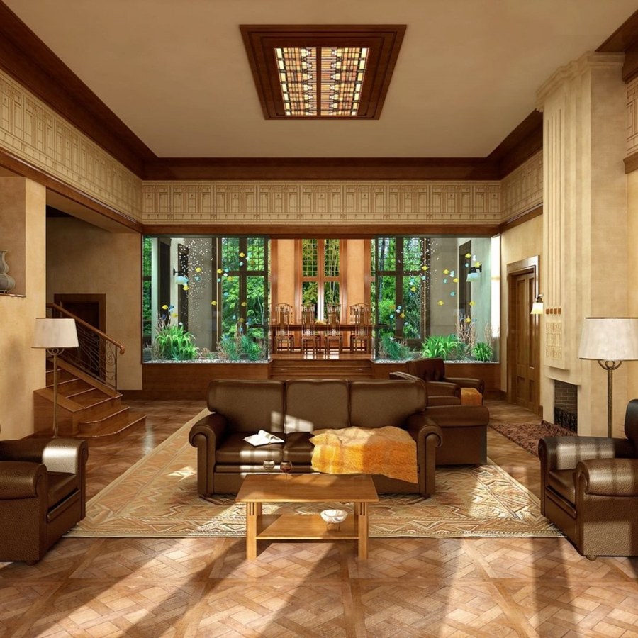 Фрэнк Ллойд Райт стиль прерий