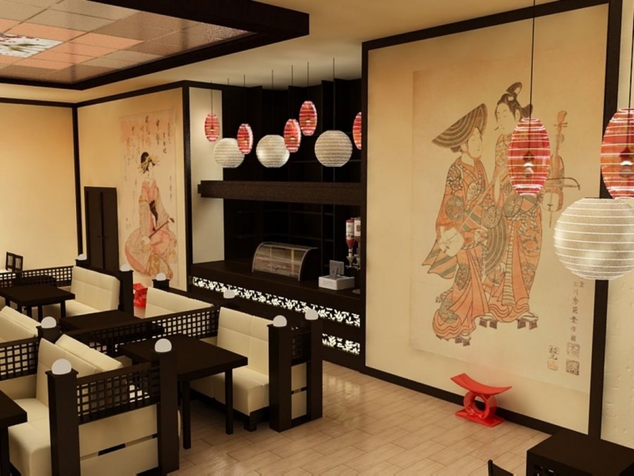 Кафе в японском стиле