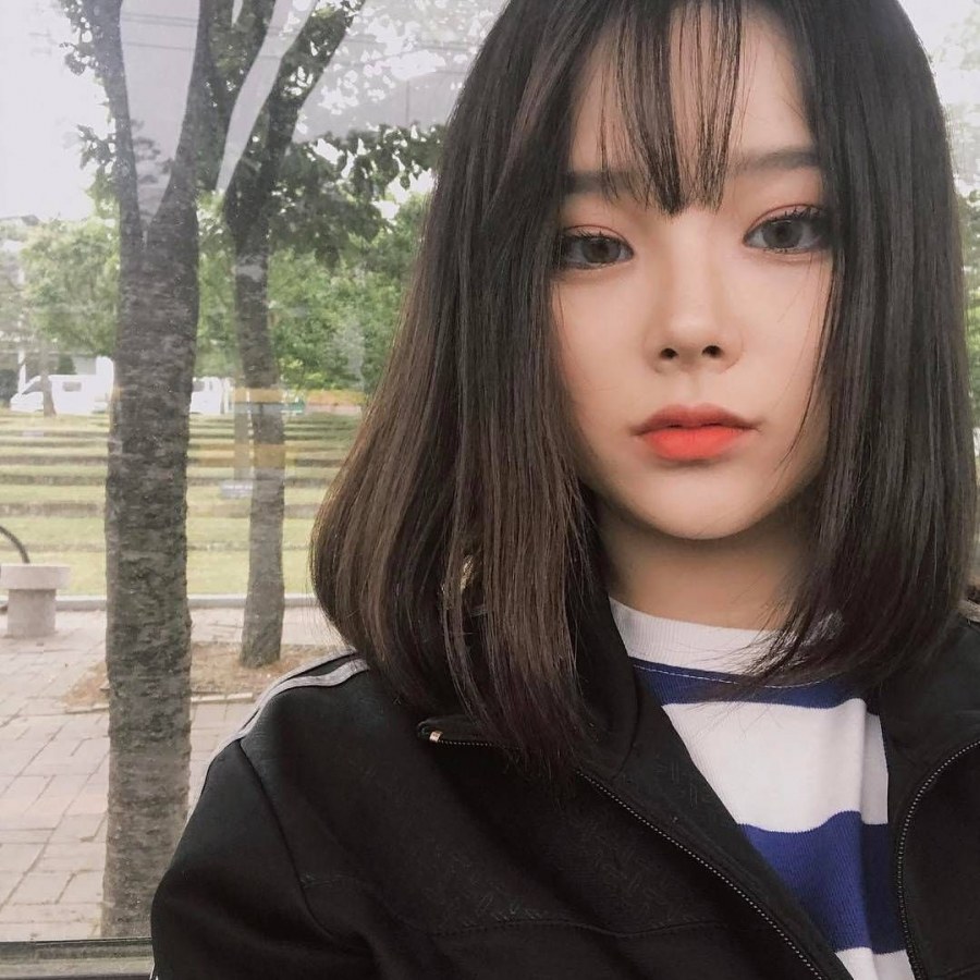 Кореянки Ольджан с каре