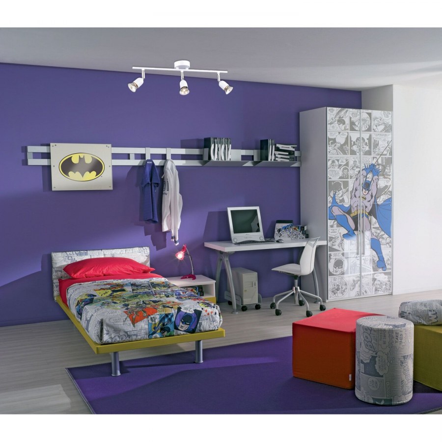 Фиолетовая комната для подростка
