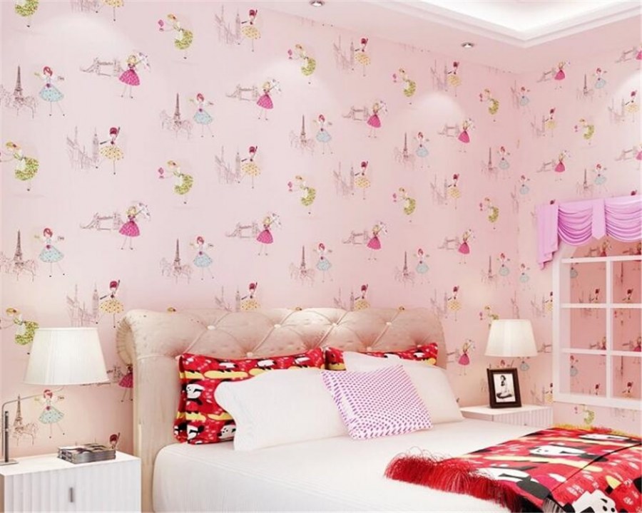 Обои для детской комнаты девочке