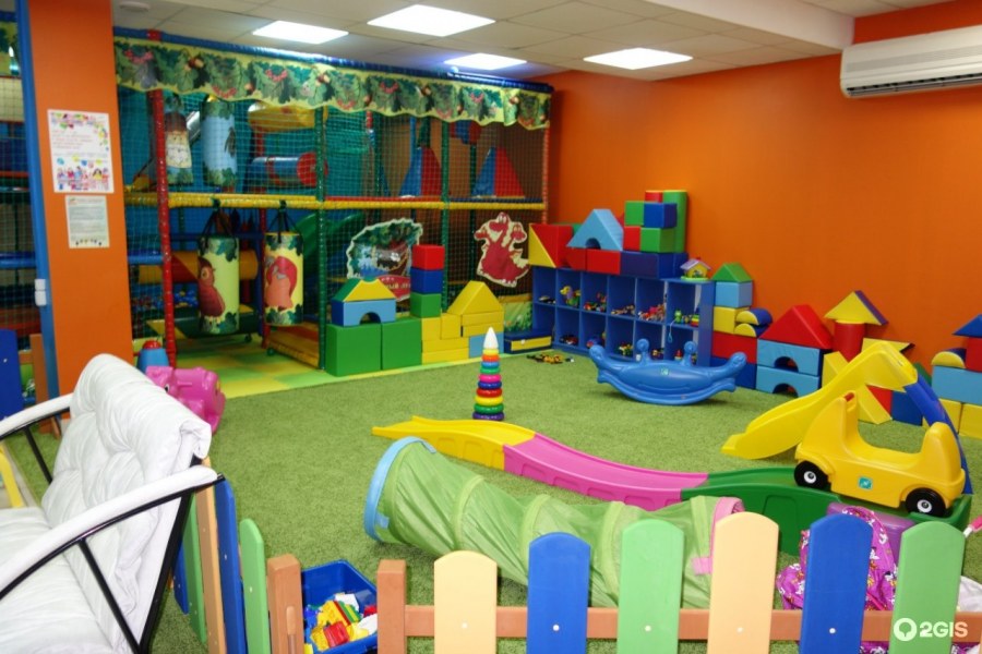 Огромные игровые комнаты для детей
