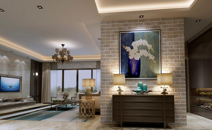 Декоративный камень в интерьере