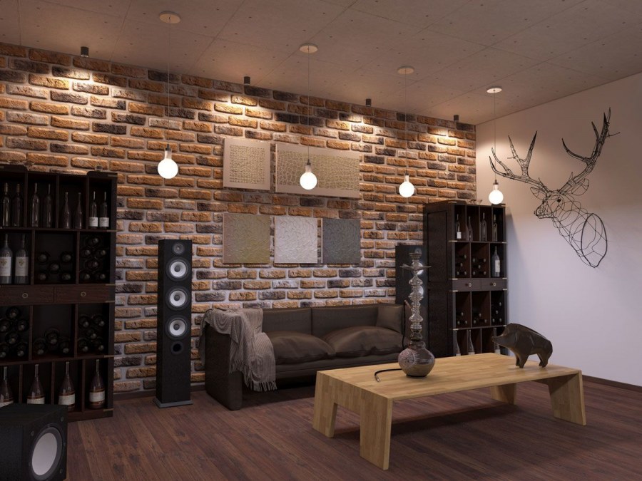 Идеальный камень - Пражский кирпич белый