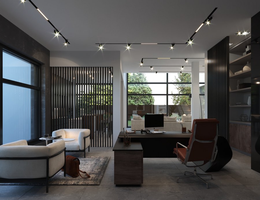 Общее освещение гостиной