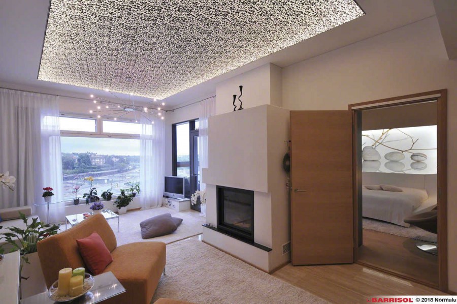 Фактуры натяжных потолков