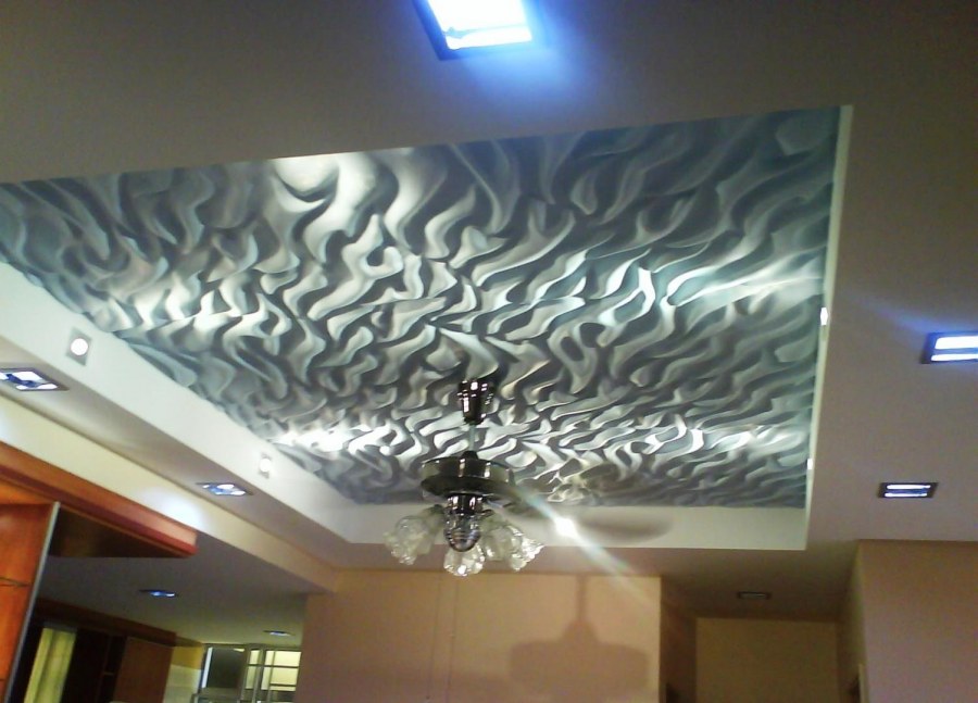 Теневыее натяжные потолки