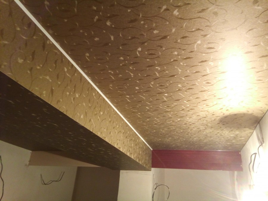 Фактурные натяжные потолки