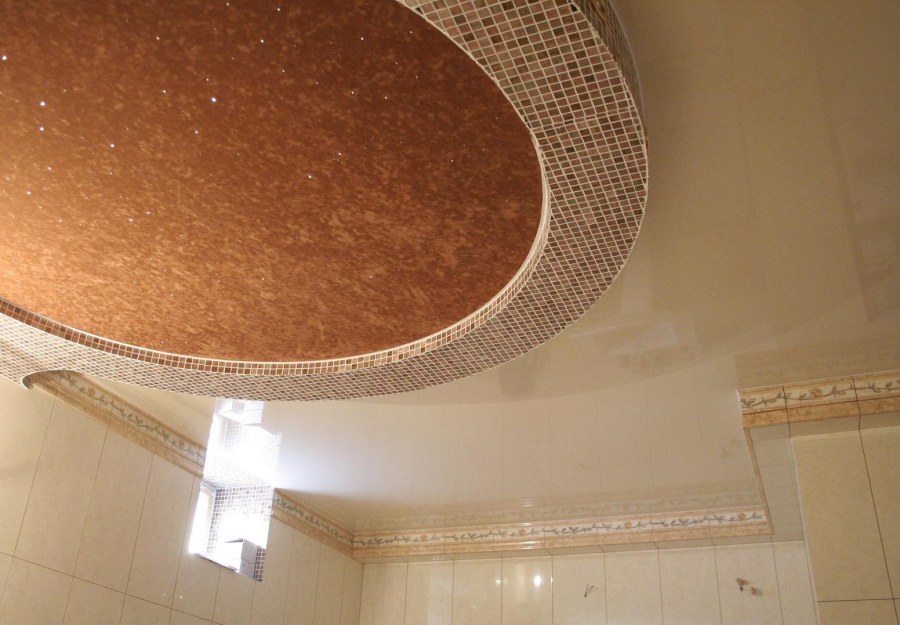 Фактурные натяжные потолки