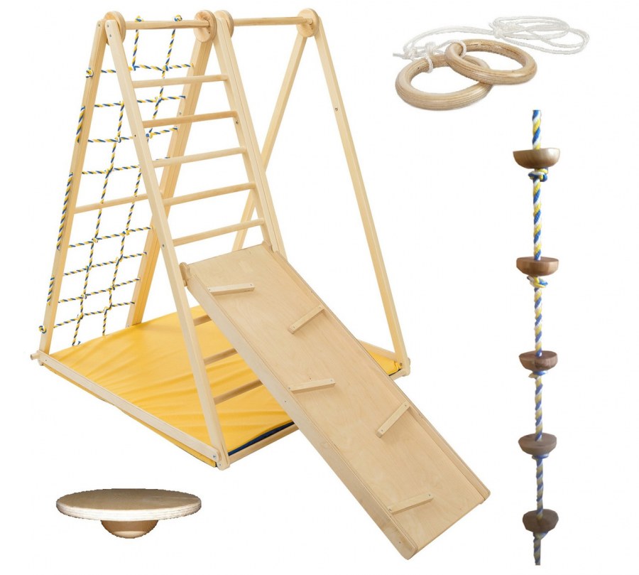Деревянный игровой комплекс Kidwood берёзка
