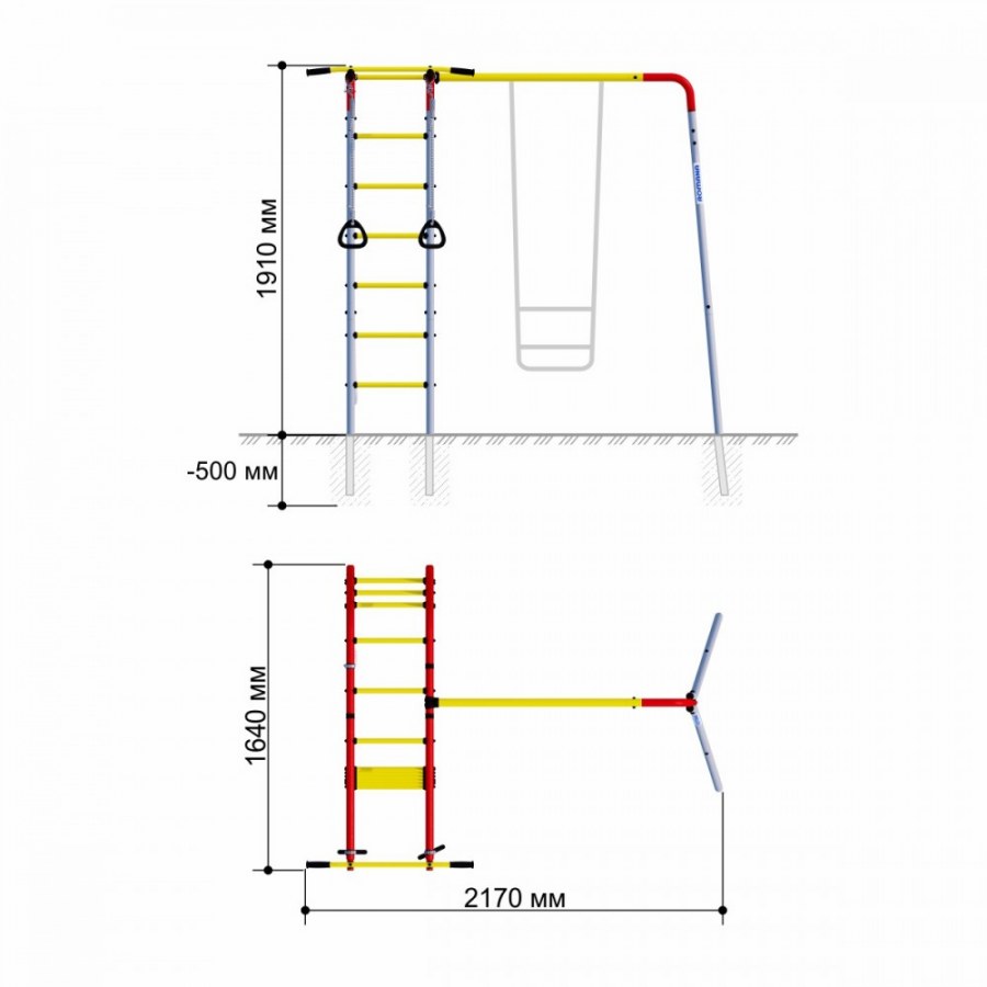 Спортивно-игровой комплекс romana Лесная Поляна-2