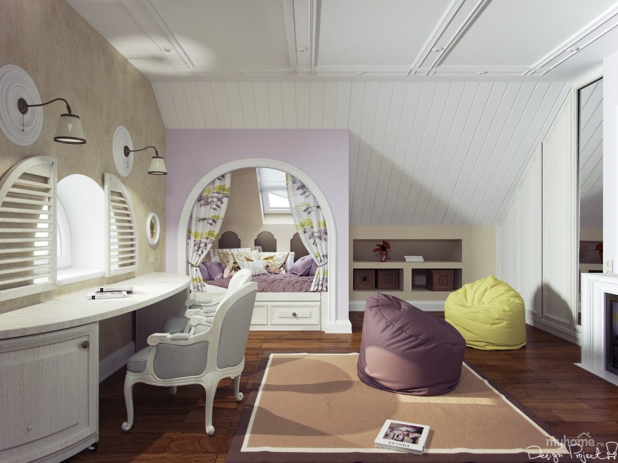 Комната неон