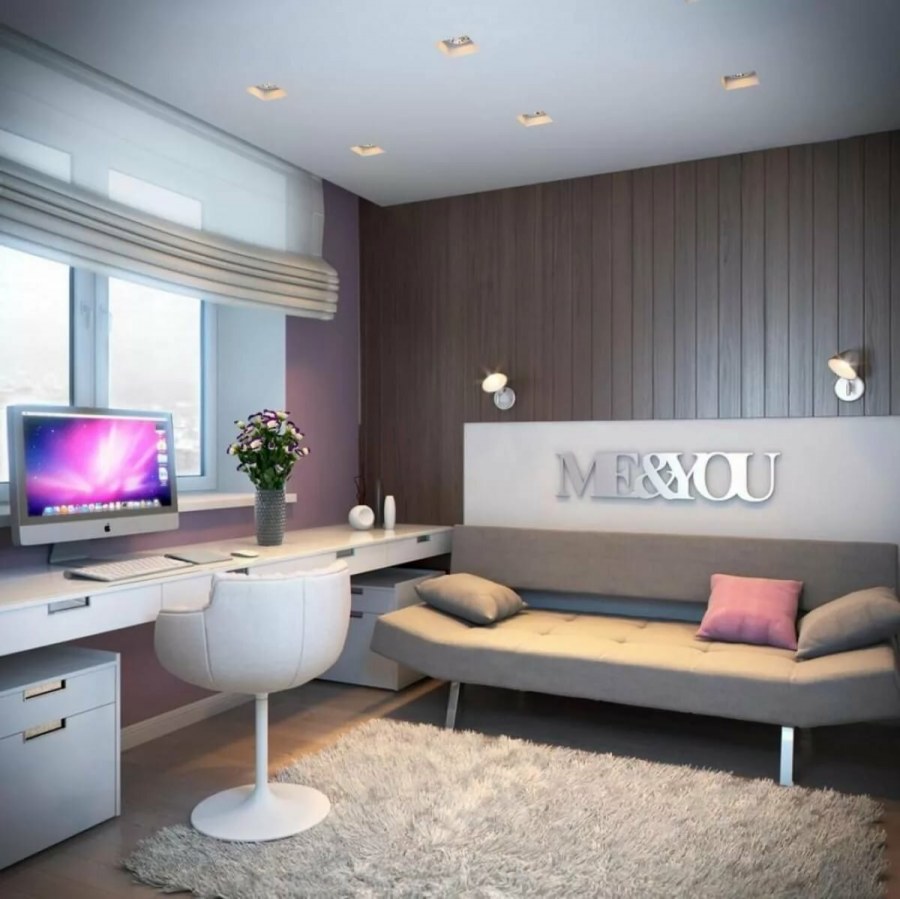 Освещение в спальне подростка