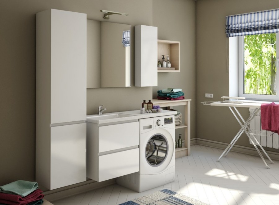 Тумба с раковиной Эстет Dallas Luxe 110