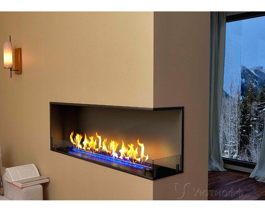 Zefire биокамин угловой Standart 1100