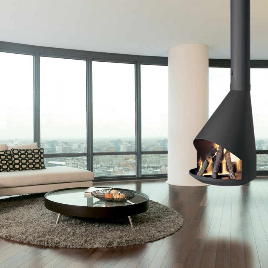 Камин Traforart Hera, черный