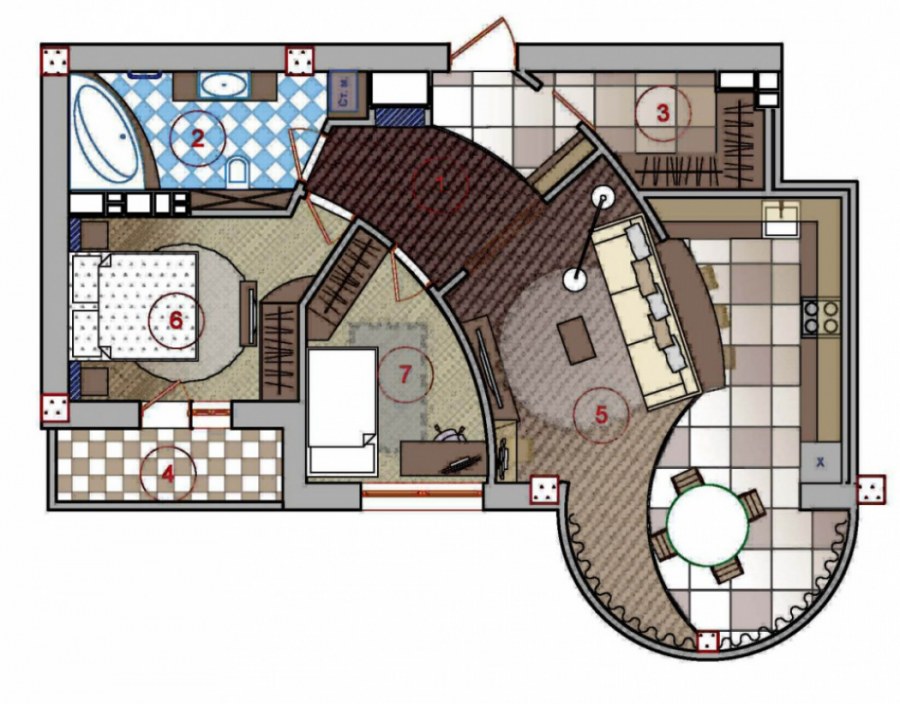 Нестандартная планировка