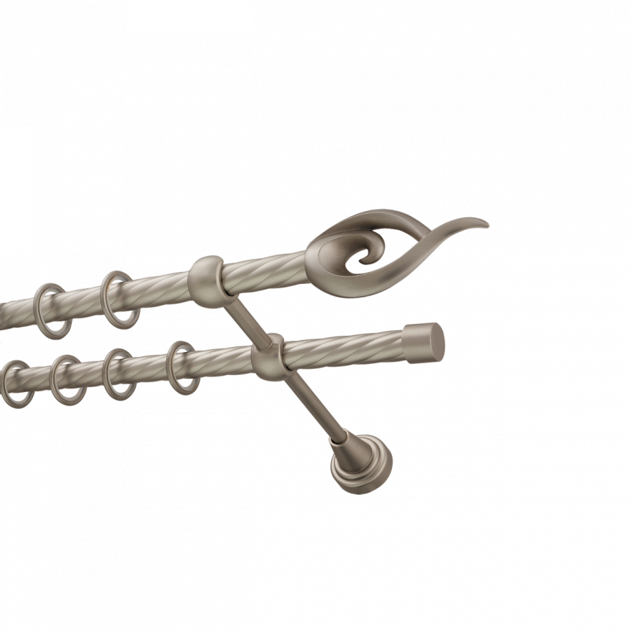 Карниз DDA 16 мм двойной сатин 3.2